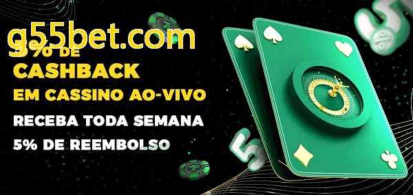 Promoções do cassino ao Vivo g55bet.com